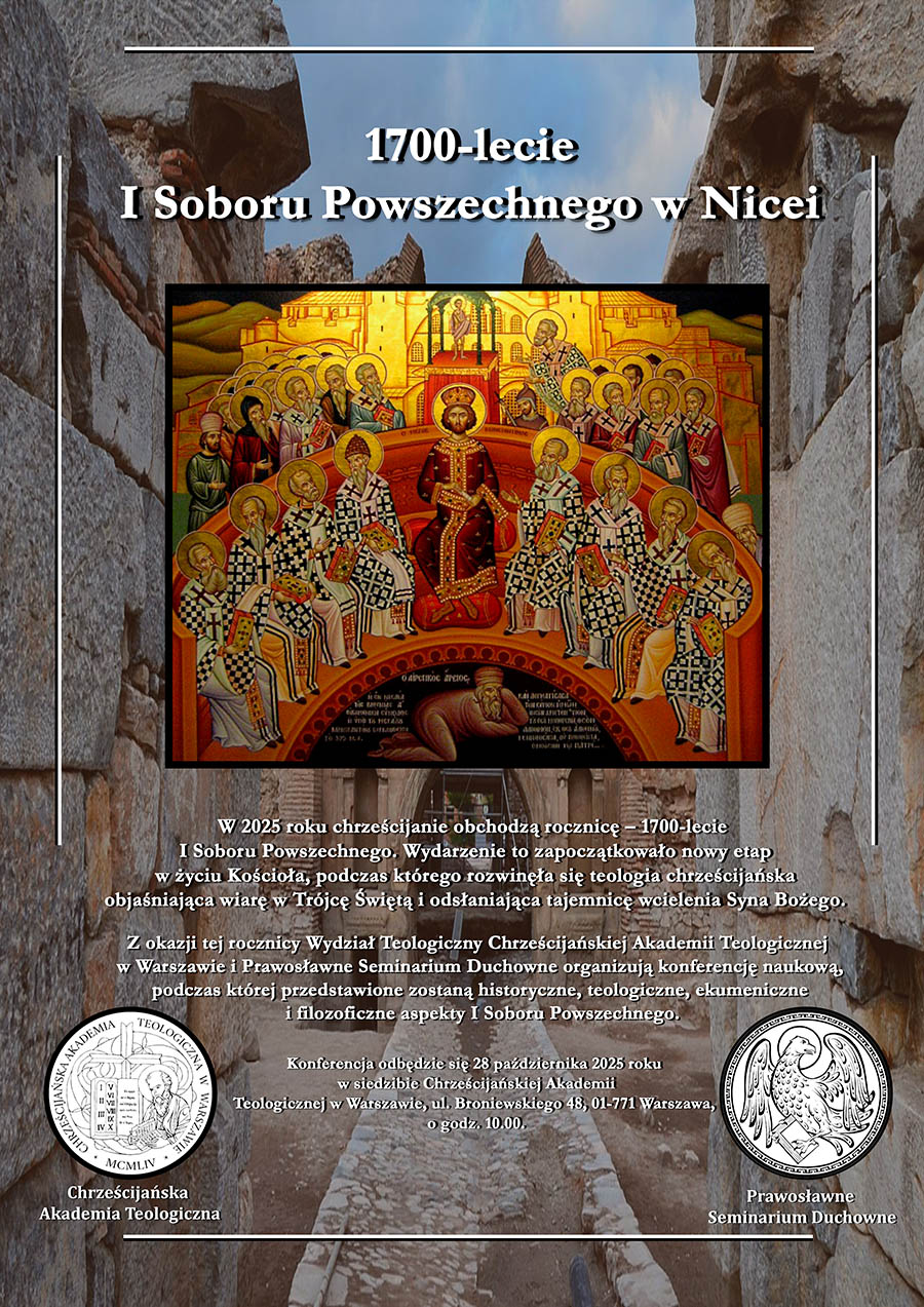 1700-lecie I Soboru Powszechnego. Zaproszenie na konferencję